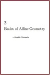 Basics of Affine Geometry by Sophie Germain
